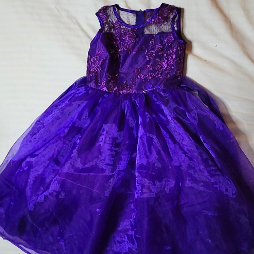 Kids purple dress